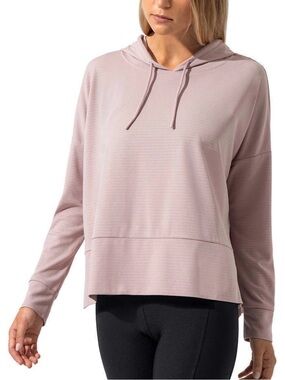 Mondetta Women’s Crewneck Hooded Pullover in Dusty Rose